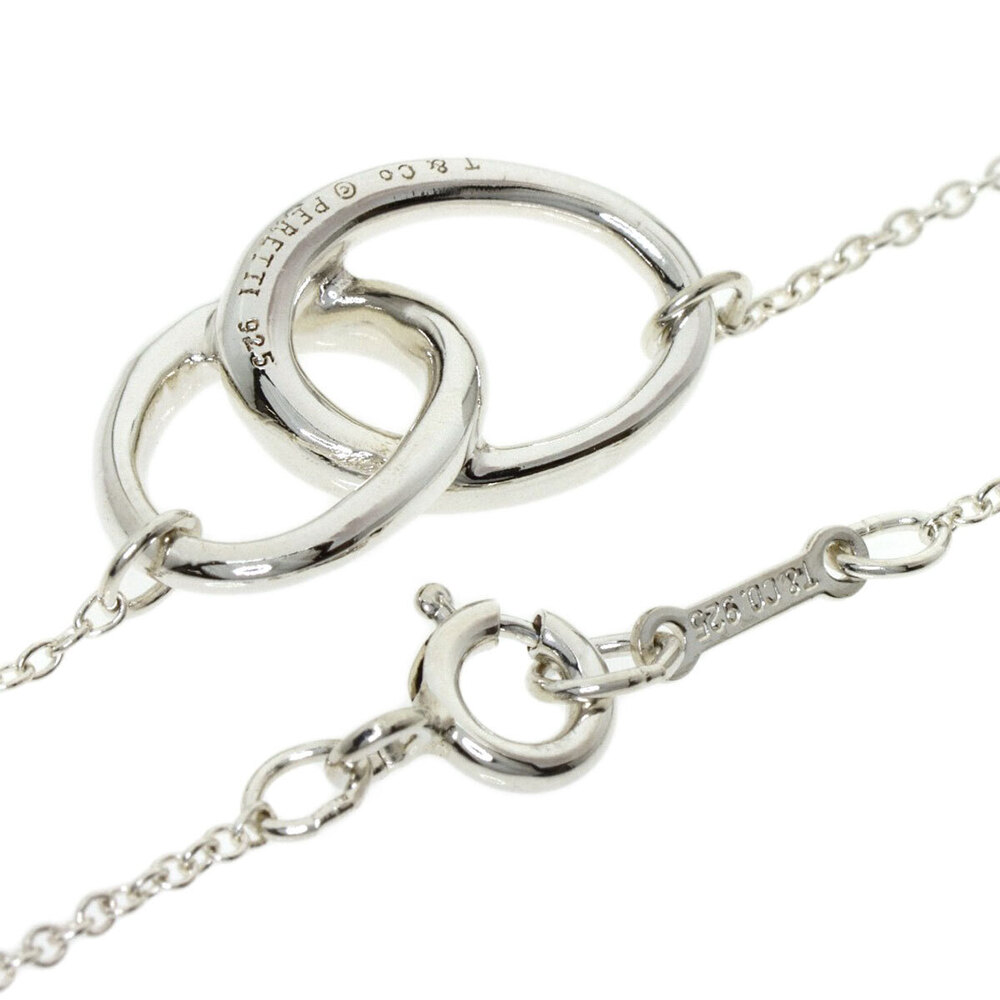 Tiffany Co Double Loop Necklace Silver
